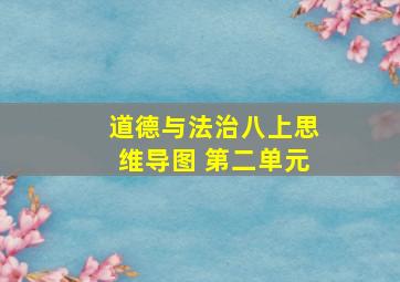 道德与法治八上思维导图 第二单元